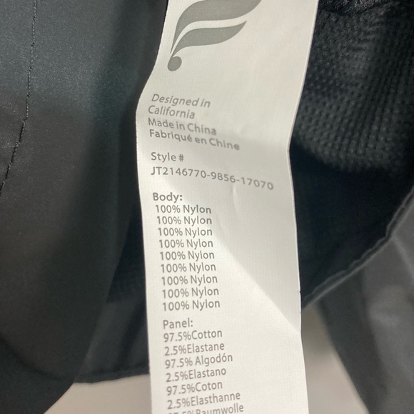 Fabletics Willow Woven Reflective Jacket Women’s Size XXL Full Zip Puff Sleeves - Picture 9 of 9